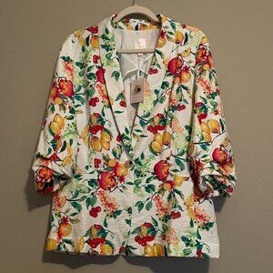 Lauren Conrad, M, Peaches, Shawl Collar, Cinched Arm, Summer Blazer